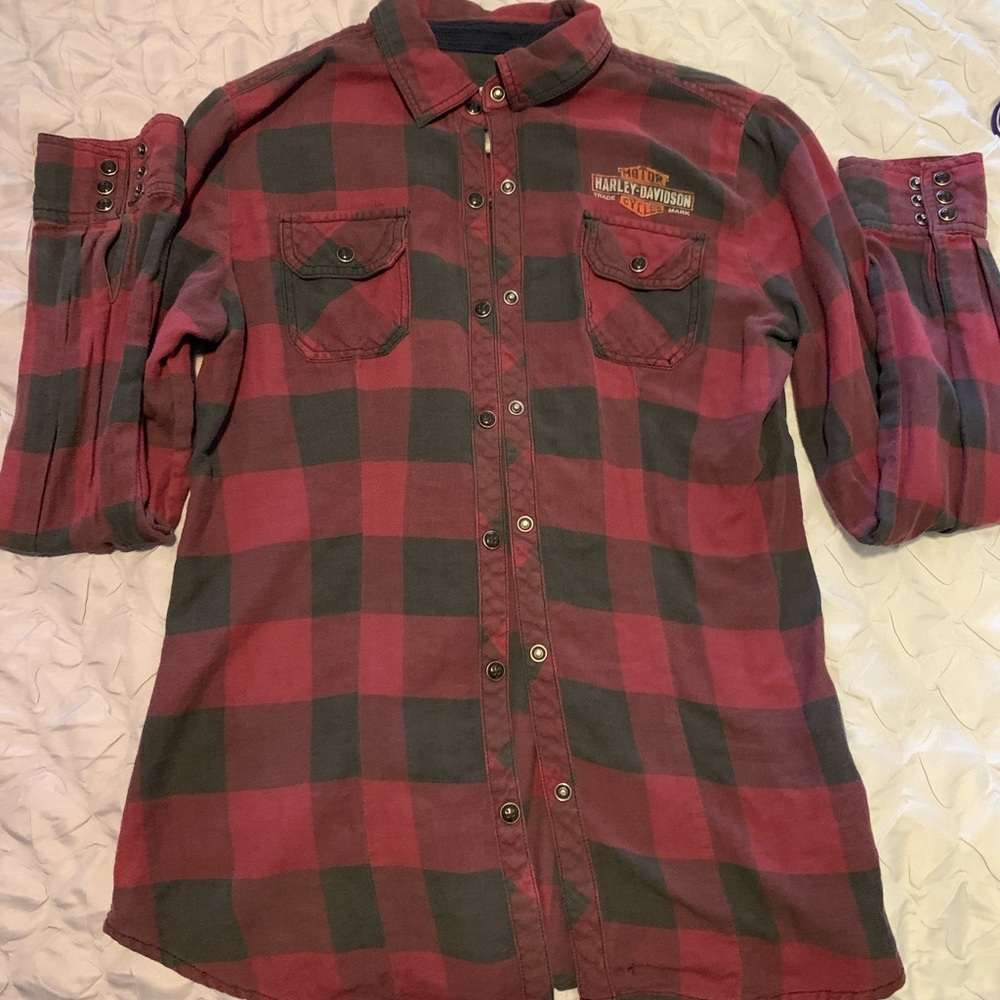 harley davidson flannel